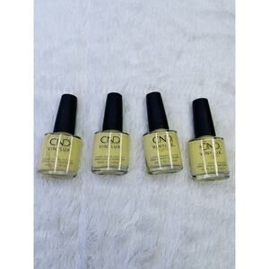 CND Vinylux Long Wear Nail Polish Yellow 4Pk Bundle Set Beauty